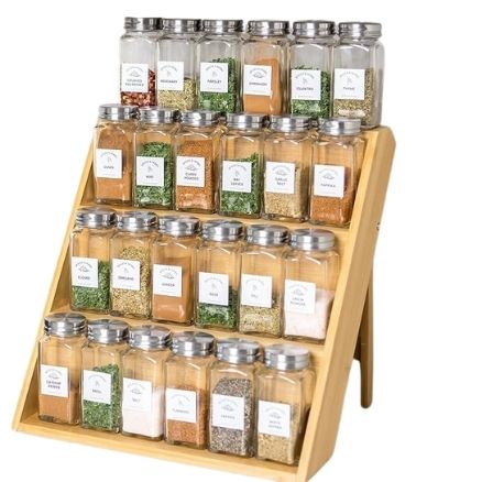 3-Tier Spice Rack - 48 Labels & Anti-Slip Pads HL-03